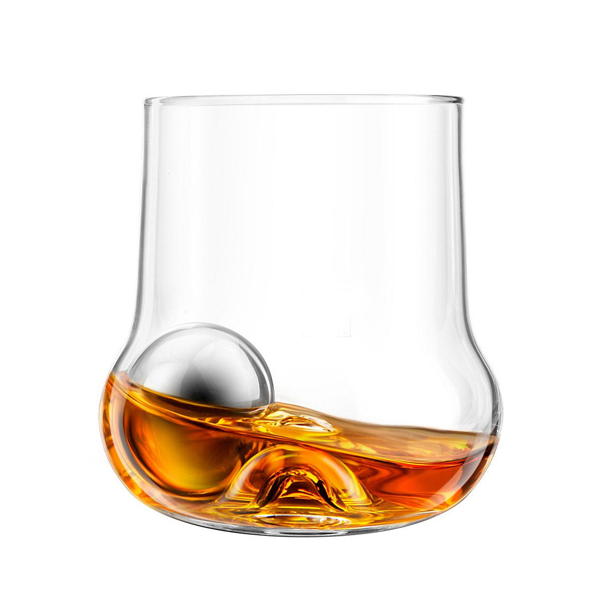 Final Touch Rock Roller Glass, Set of 3, 450ml