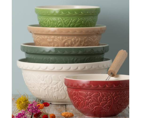 Mason Cash In The Forest Owl Green Mixing Bowl S18, 26cm