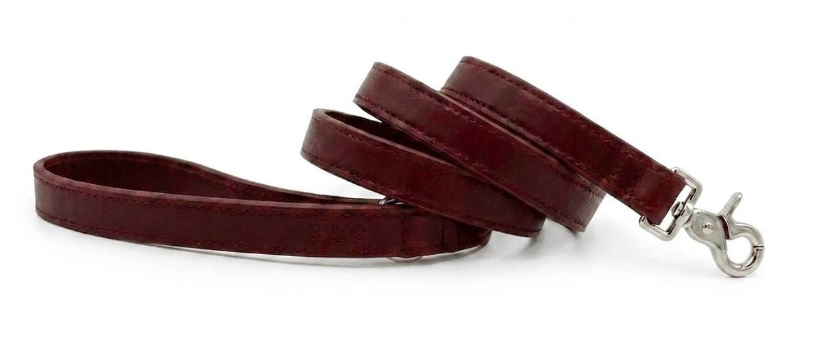 Ralph & Co Oxblood Red Leather Dog Lead