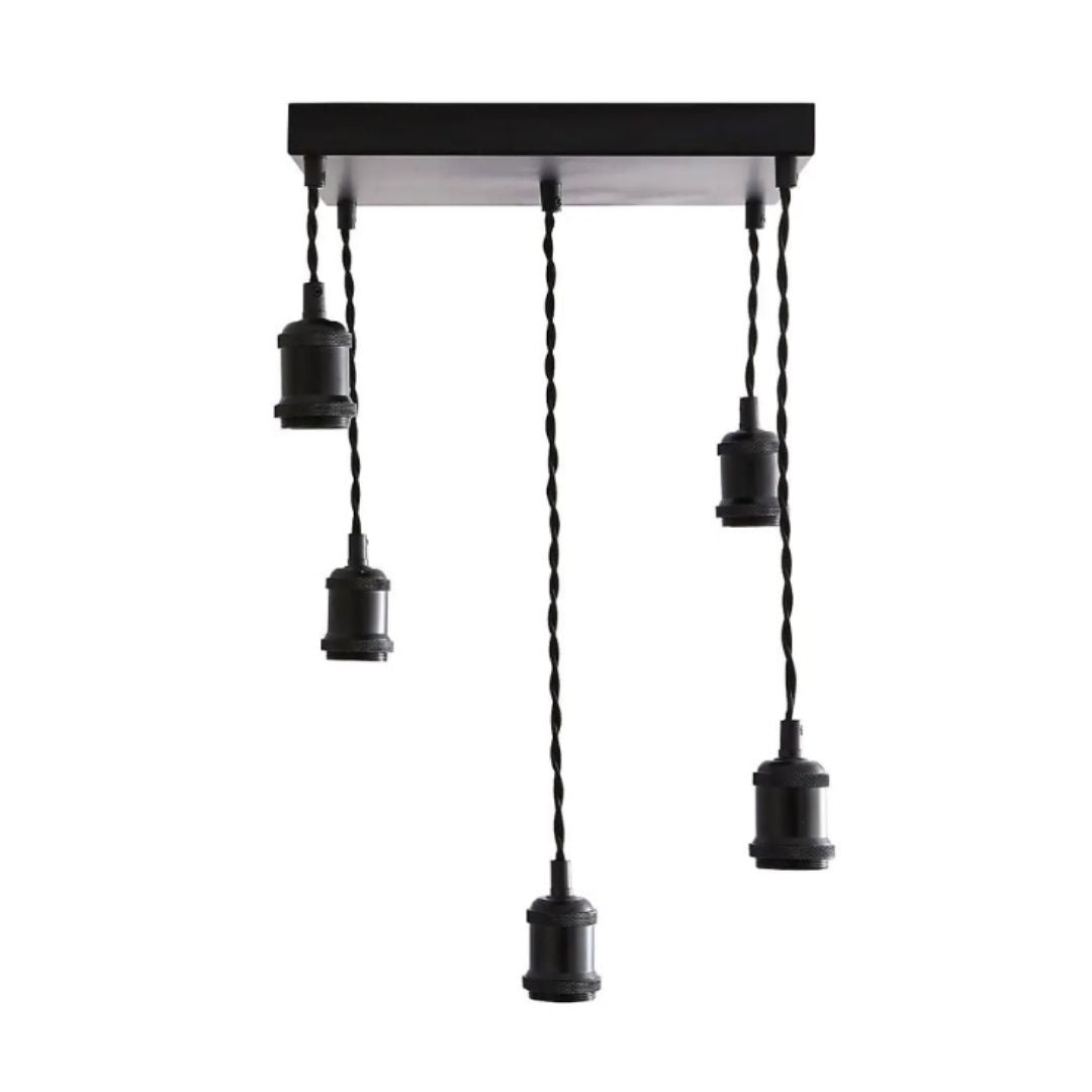 Pagazzi Melrose 5 Light Black Pendant Ceiling Light