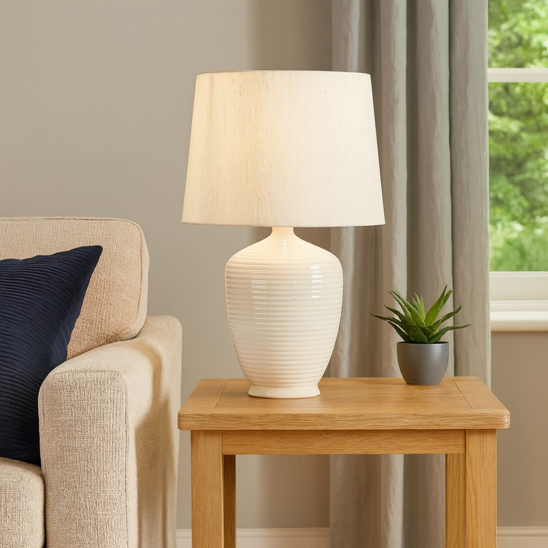 Pagazzi Bronte White Table Lamp