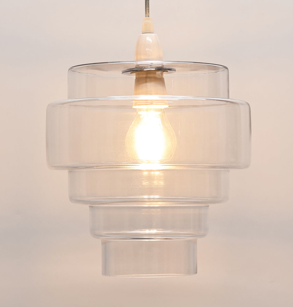 Pagazzi Mira Clear Glass Easy Fit Pendant Light