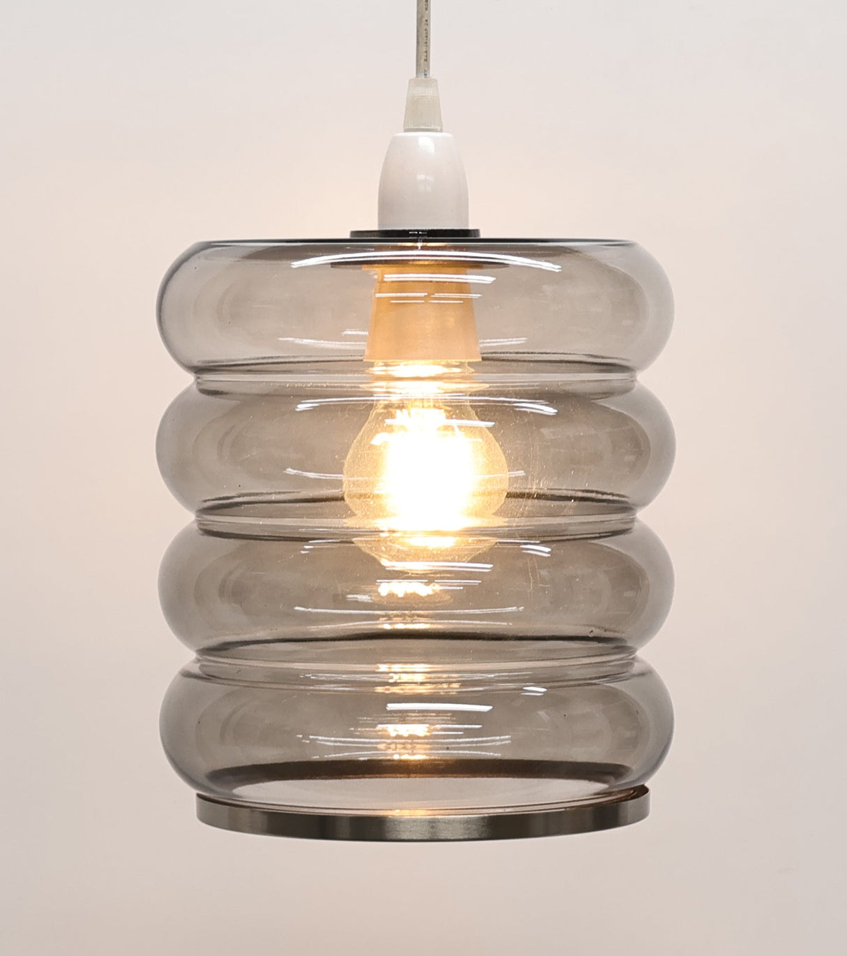 Pagazzi Cassia Smoke Glass Easy Fit Pendant