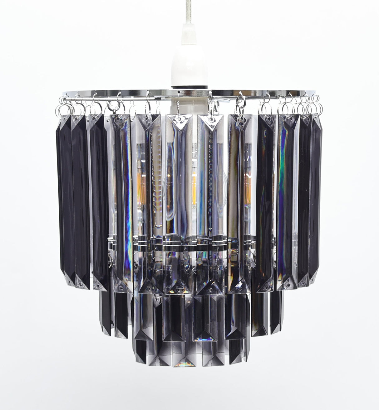 Pagazzi Bria Smoked Easy Fit Pendant Light