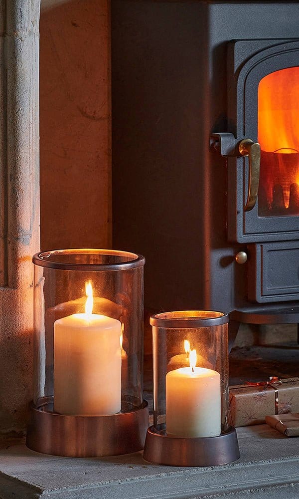 Palm Beach Hurricane Lantern by Casa by Josephine Jenno