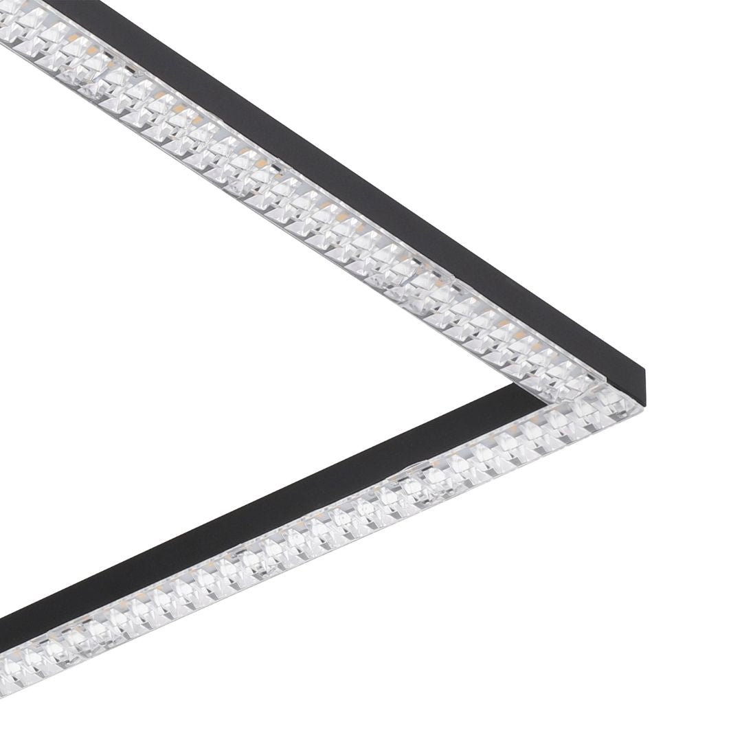 Pagazzi Lucia Black LED Flush Ceiling Light