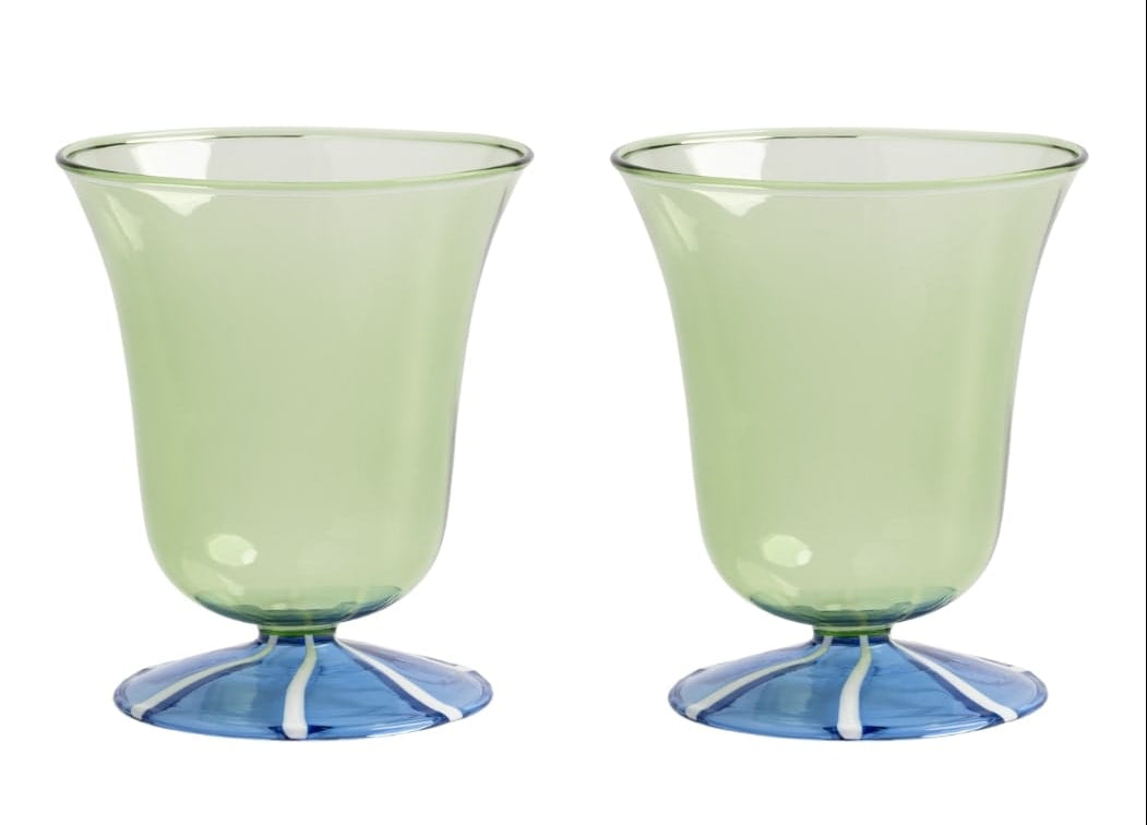 Casa by Josephine Jenno Penelope’s Sage Sips Glass Set