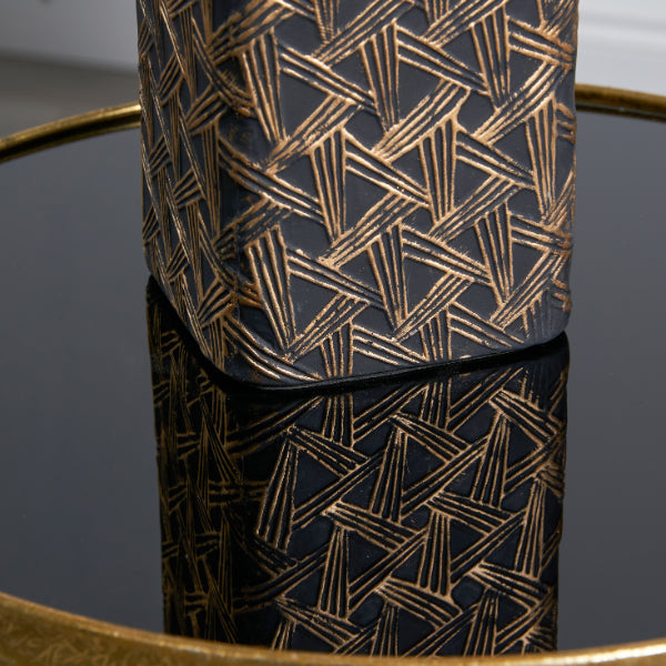 Pagazzi Denisa Black & Gold Ceramic Table Lamp