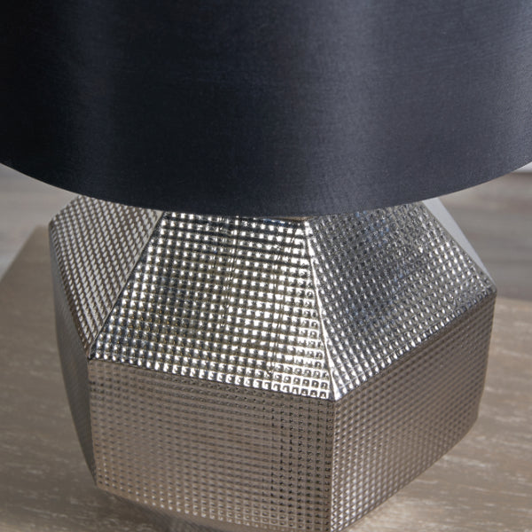 Pagazzi Alada Black & Silver Ceramic Table Lamp