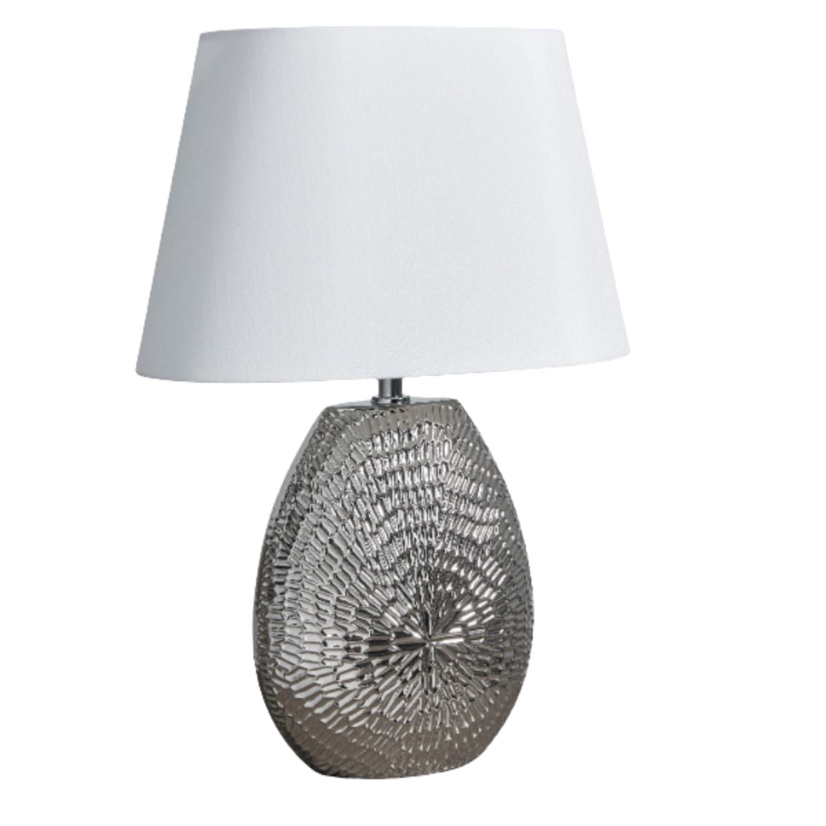 Pagazzi Caitlin Small Silver Ceramic Table Lamp