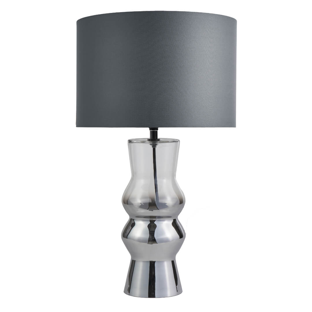 Pagazzi Zkylar Zaynab Silver Glass Table Lamp