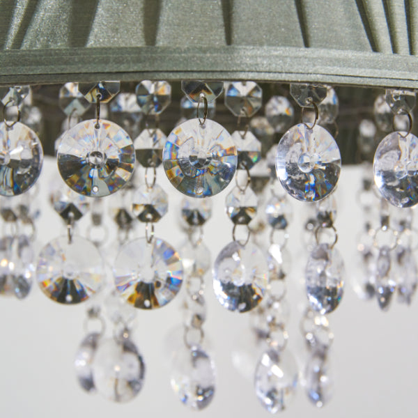 Pagazzi Talula Grey Crystal Easy-Fit Shade