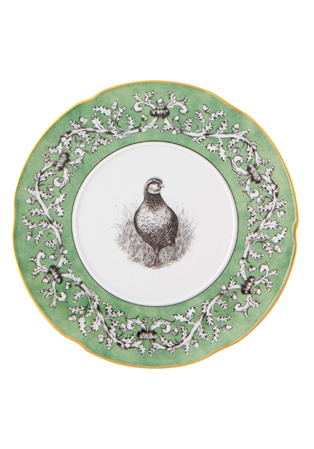 Casa by Josephine Jenno Pheasant Fancy Dessert Plates - Set of 4