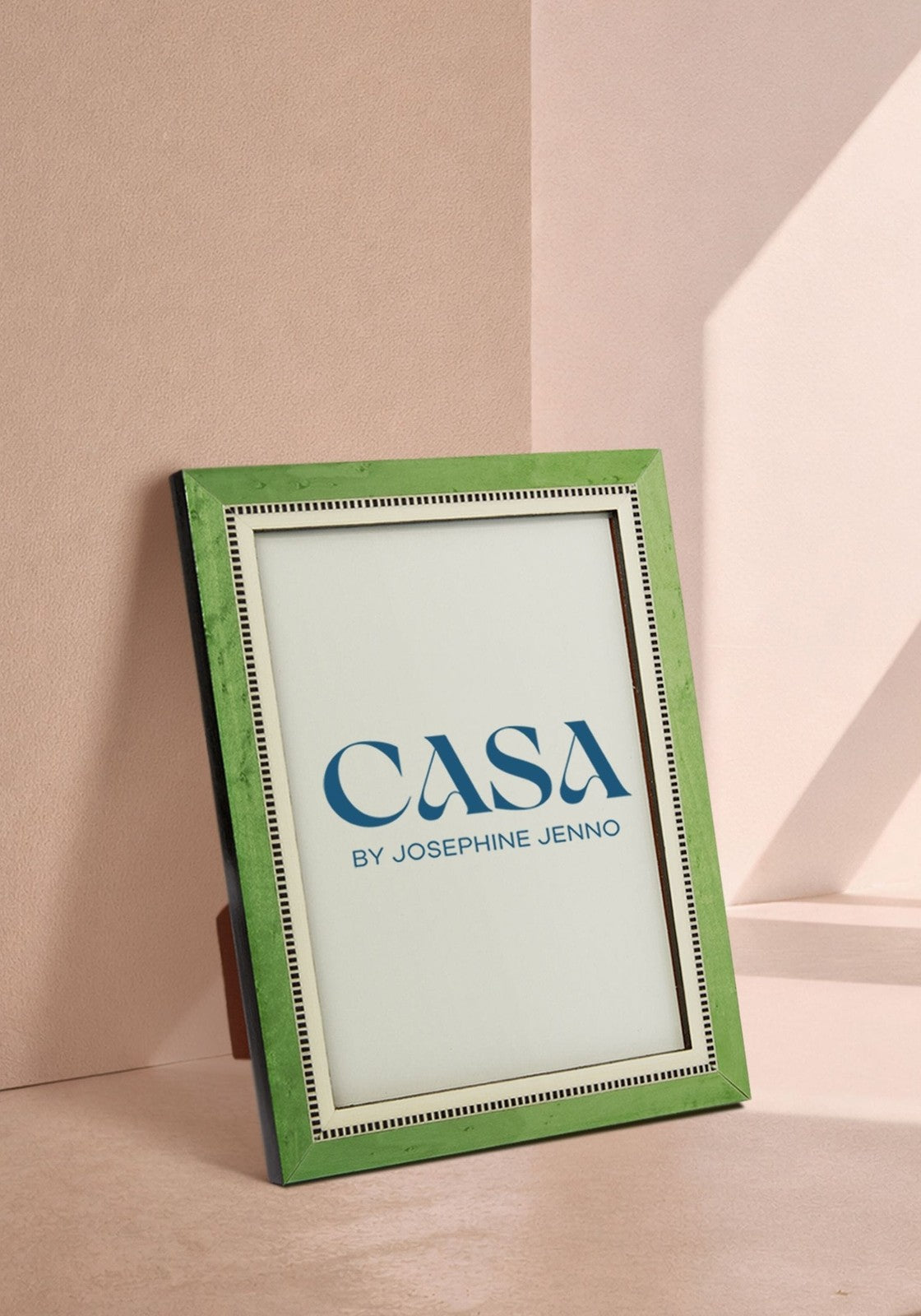 Emperor's Jade Marquetry Frame 7.8 x 9.8 Wall & Desk | Casa by Josephine Jenno