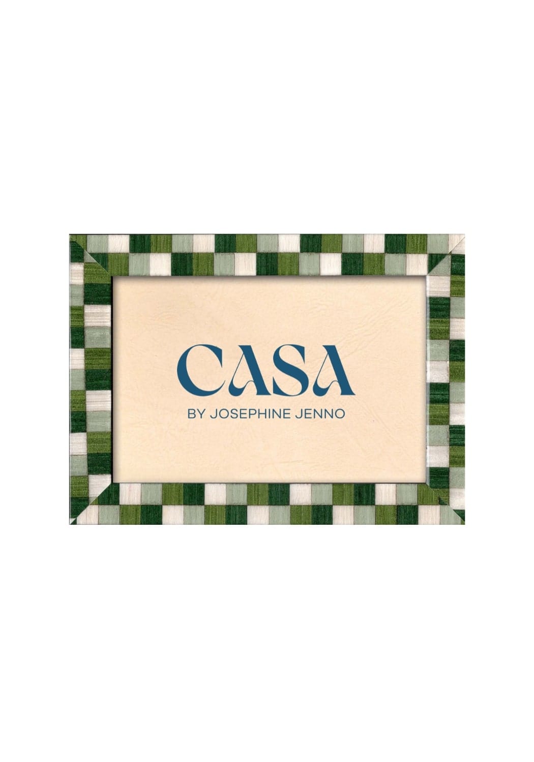 Casa by Josephine Jenno Fresh Green Checkered Frame 6x4