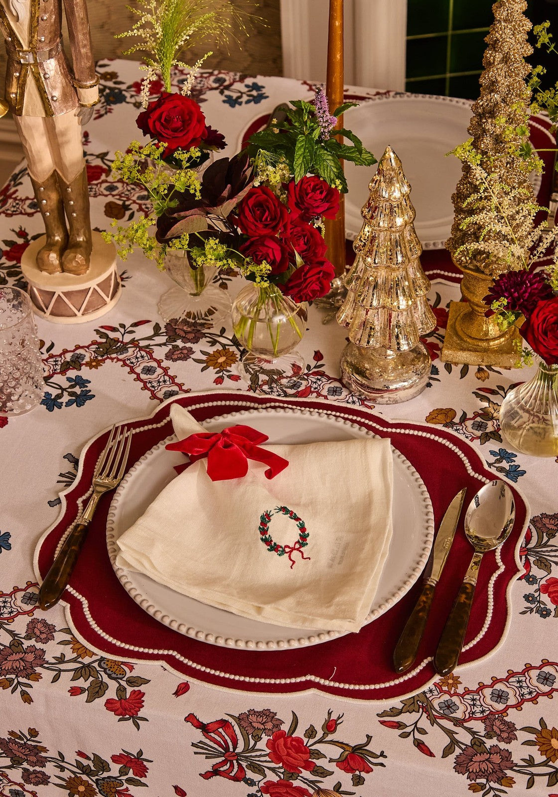 Casa by Josephine Jenno Bordeaux Red Placemat - Set of 4