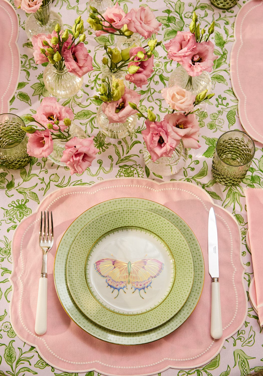 Casa by Josephine Jenno Scalloped Petal Placemat - Blush Pink