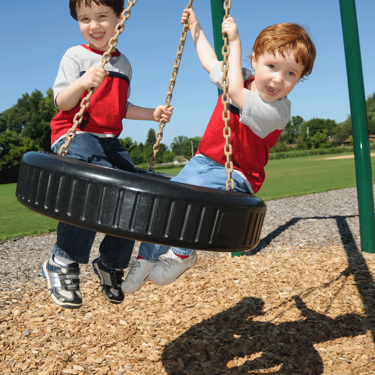 Dandy's PlaySafe Playground Bark & Sand Combo for Kids