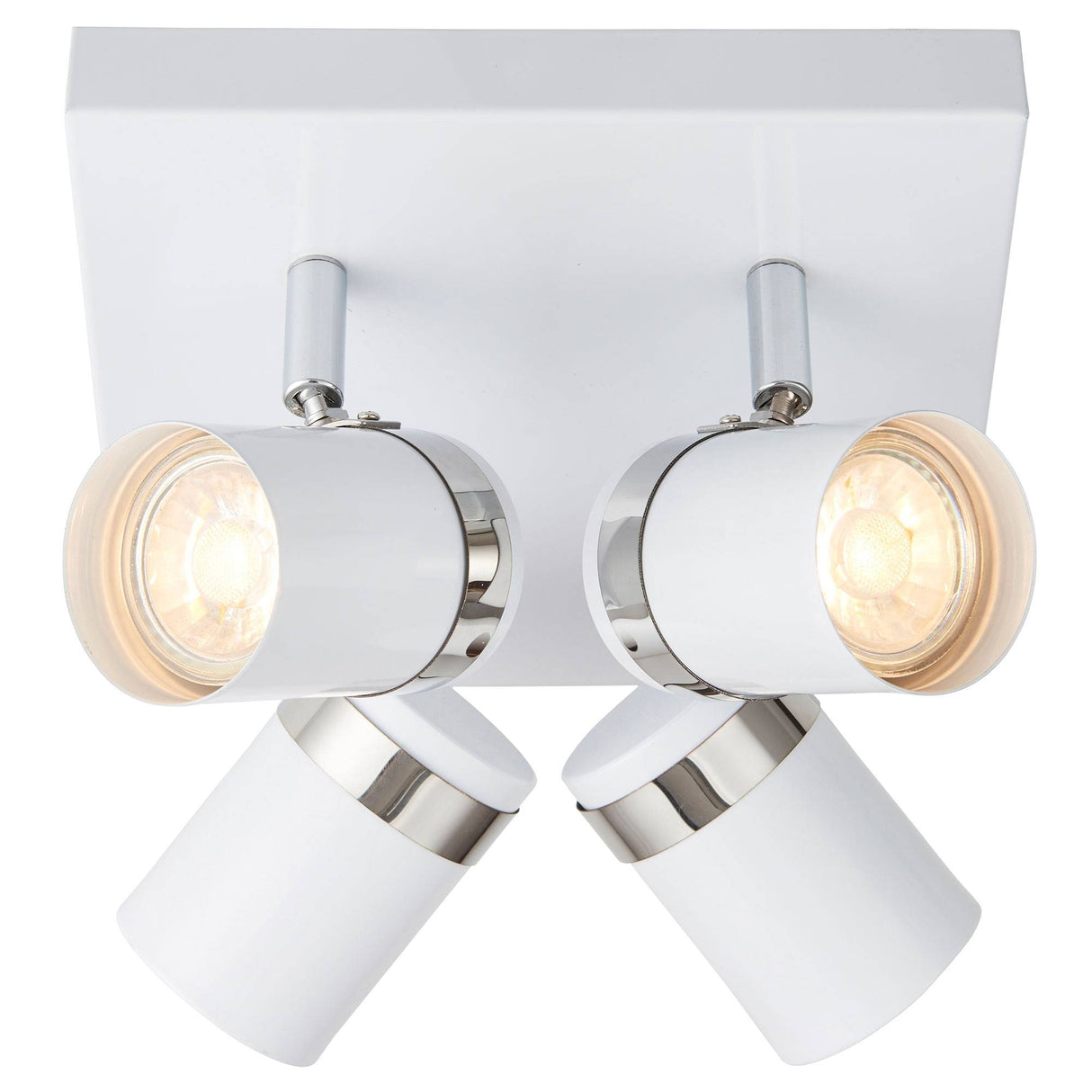 Pagazzi Camden 4-Light White Ceiling Spotlight Plate