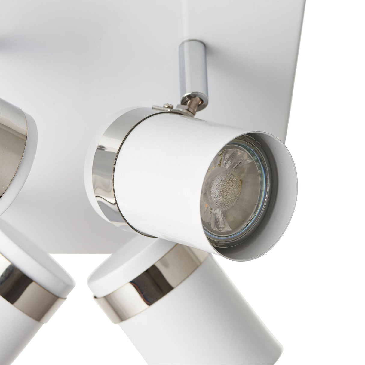 Pagazzi Camden 4-Light White Ceiling Spotlight Plate