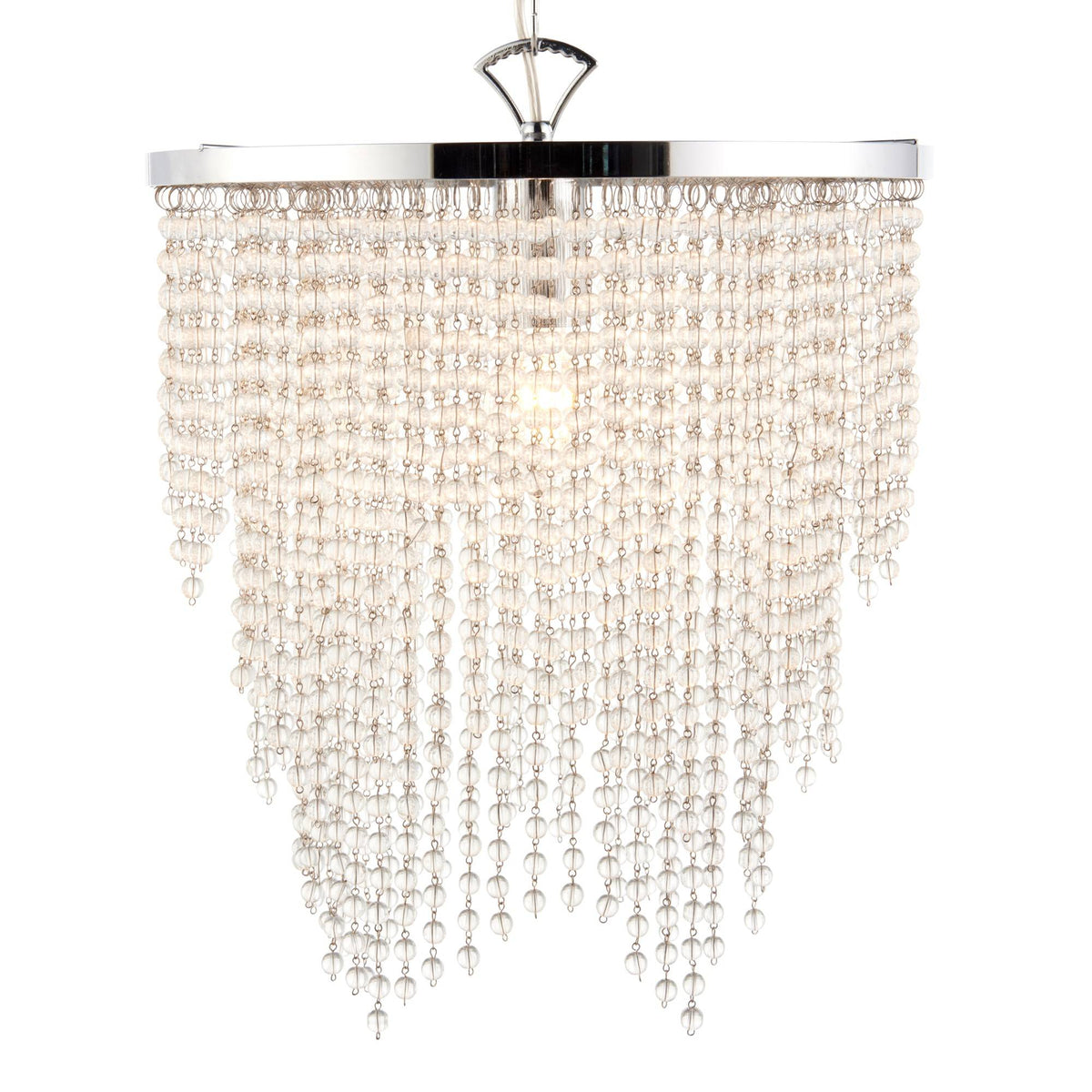 Pagazzi Rain 1-Light Polished Chrome Pendant Light