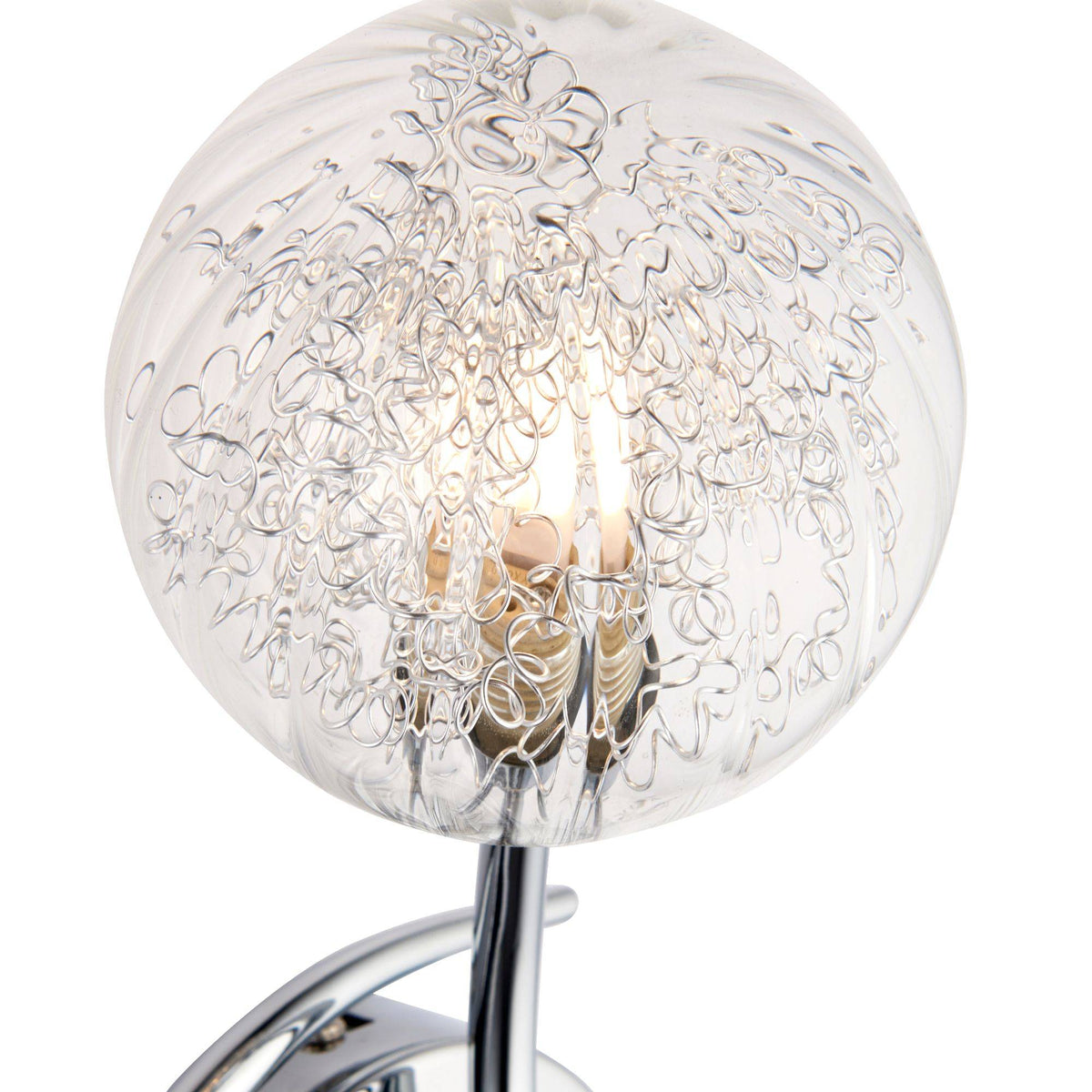 Pagazzi Hadley 1 Light Polished Chrome Wall Light