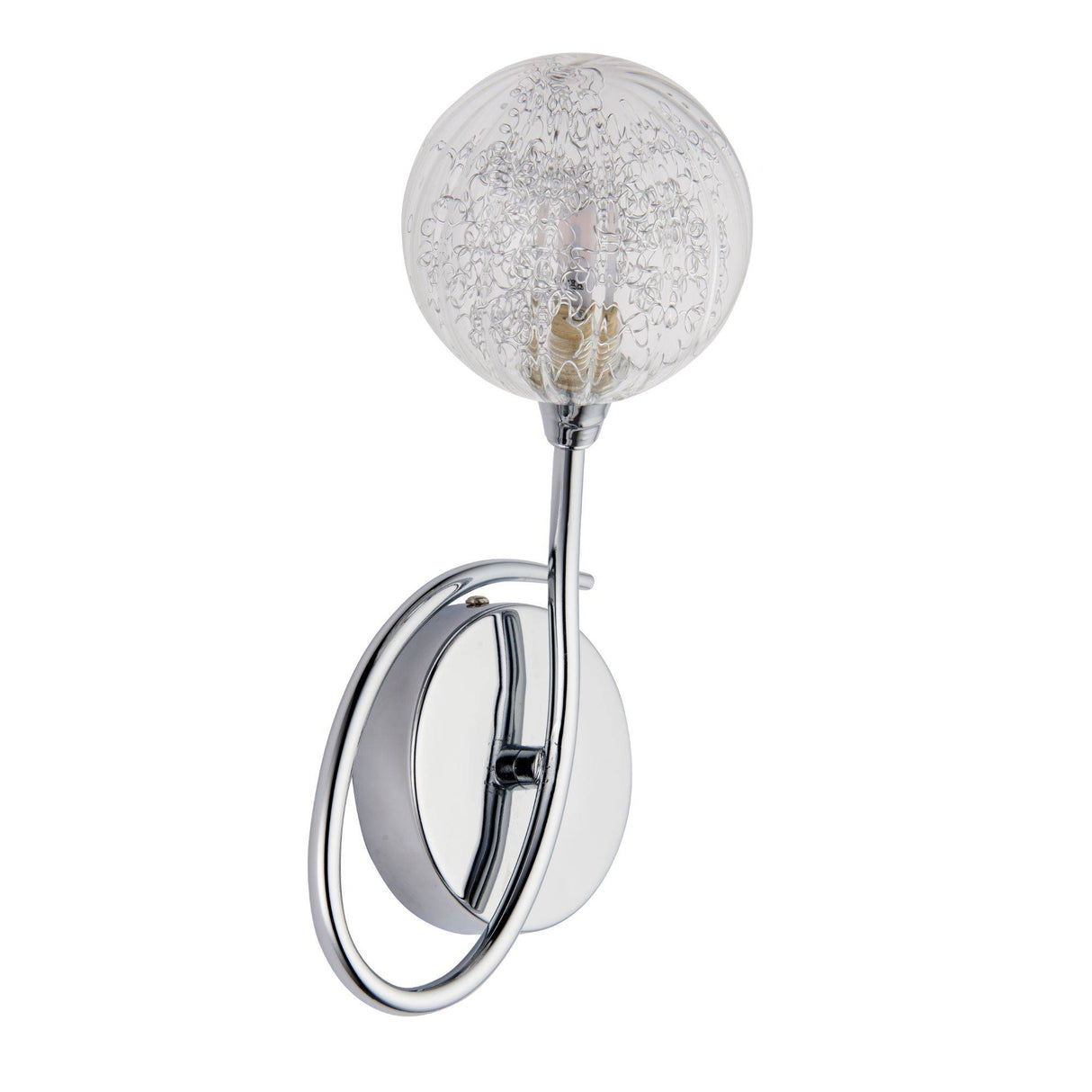 Pagazzi Hadley 1 Light Polished Chrome Wall Light