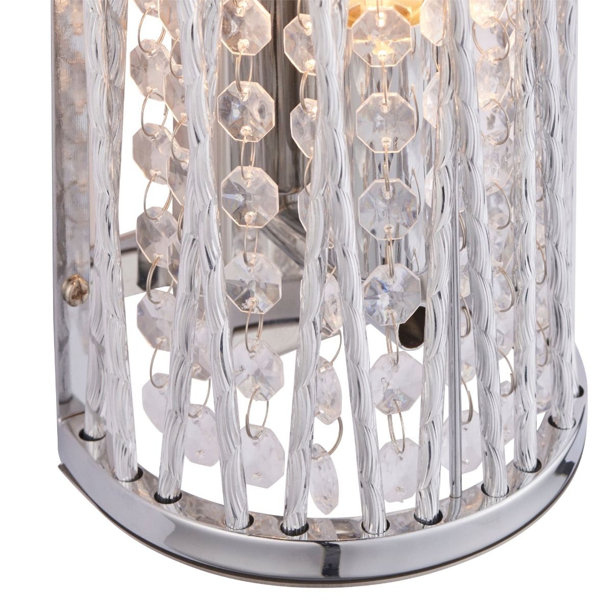 Pagazzi Marissa Chrome Crystal Wall Light