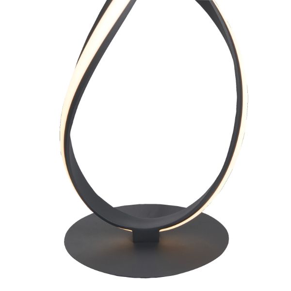 Pagazzi Fraser Matt Black LED Floor Lamp