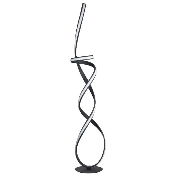 Pagazzi Fraser Matt Black LED Floor Lamp