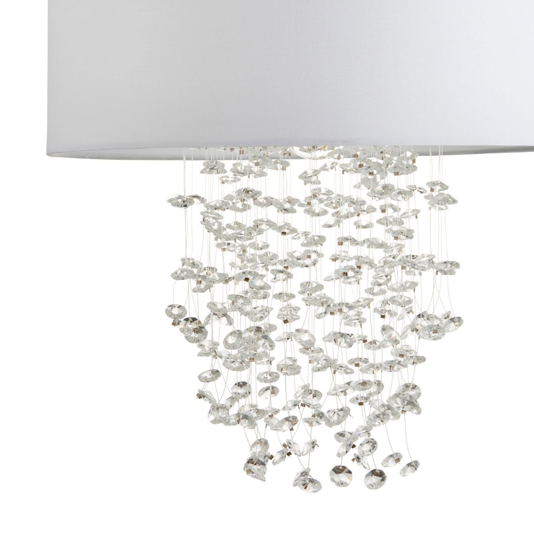 Pagazzi Arianna Silver & White Ceiling Pendant