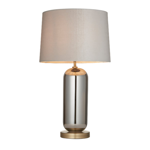 Pagazzi Lula Smoked Glass Touch Table Lamp