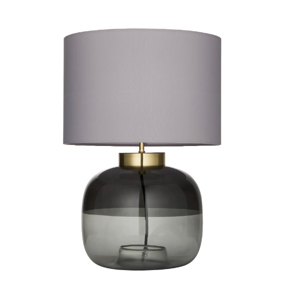 Pagazzi Jeni Smoked Glass Table Lamp