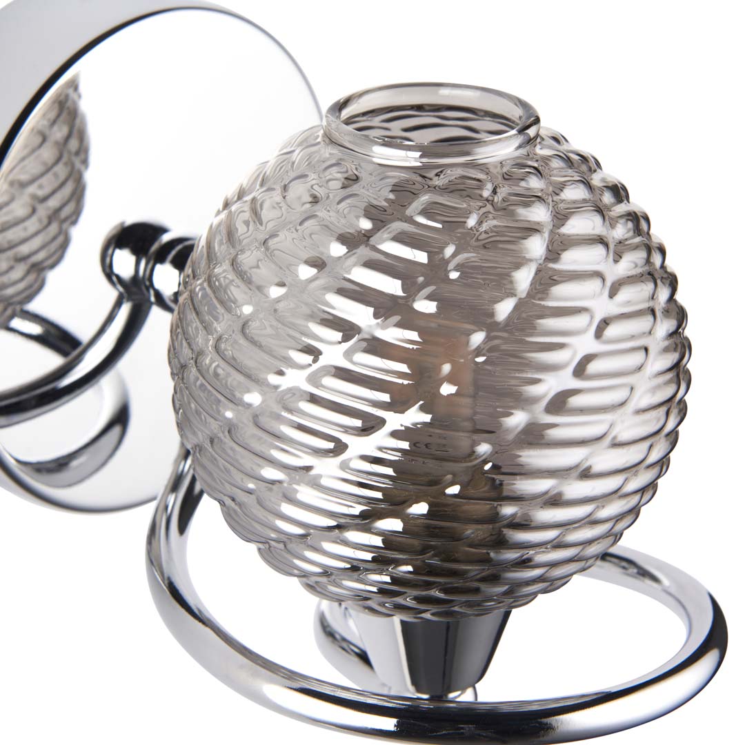 Pagazzi Twine Polished Chrome Wall Light