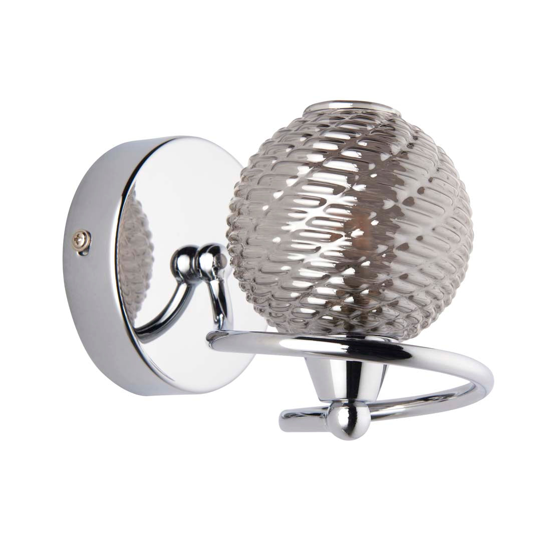 Pagazzi Twine Polished Chrome Wall Light