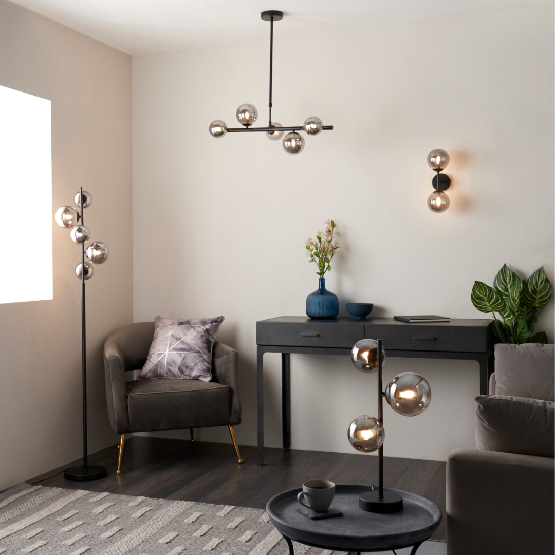 Pagazzi Reeko Matt Black Wall Light
