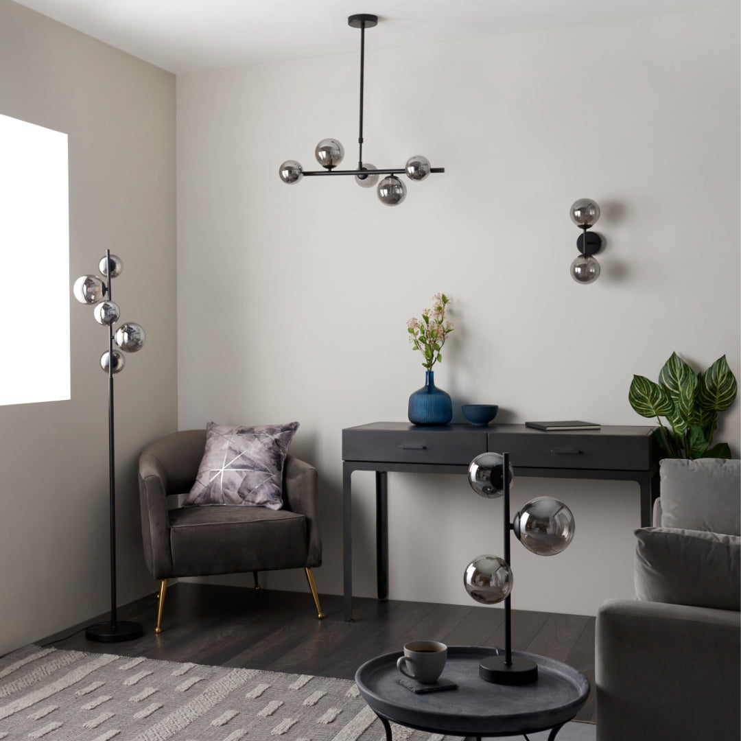 Pagazzi Reeko Matt Black Wall Light