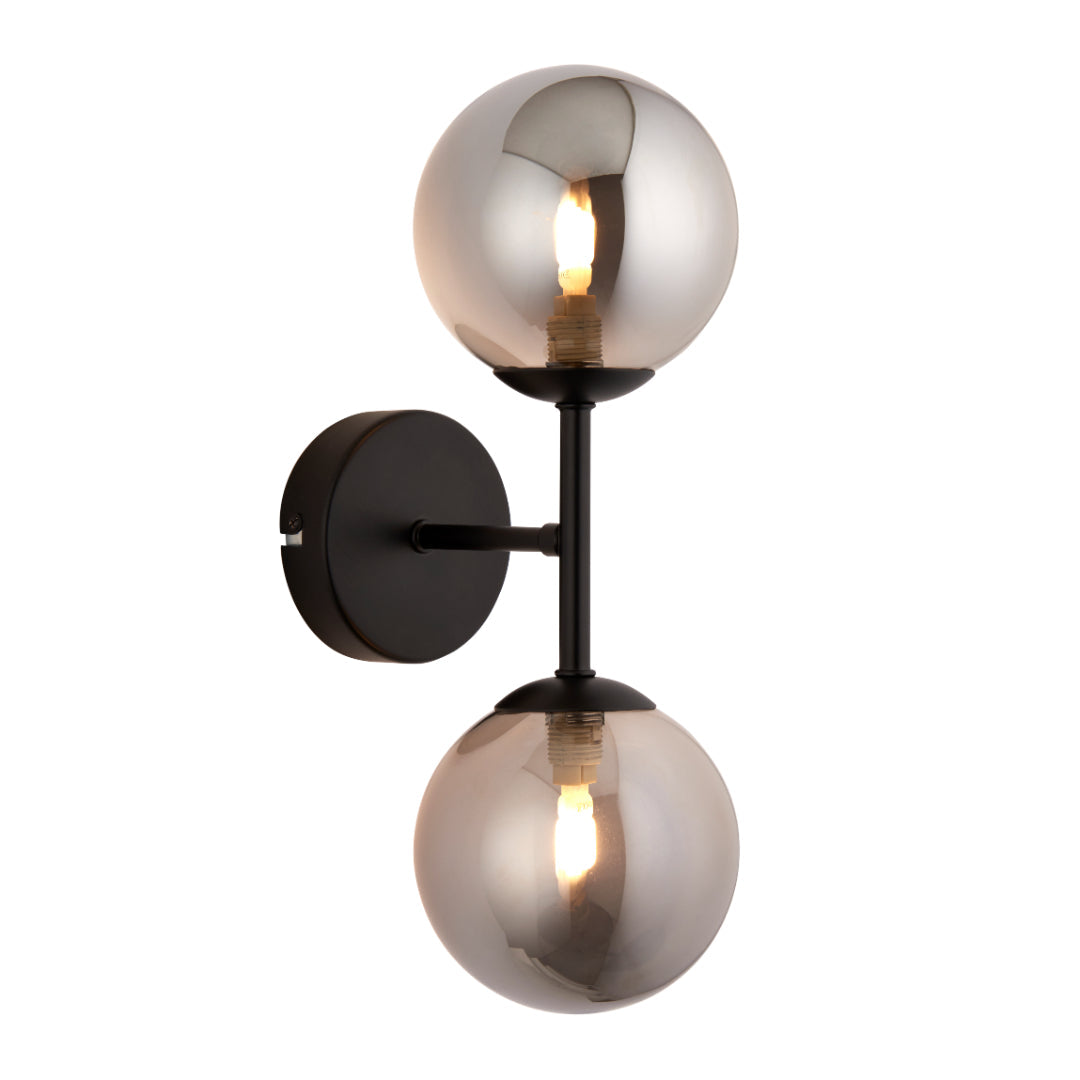 Pagazzi Reeko Matt Black Wall Light