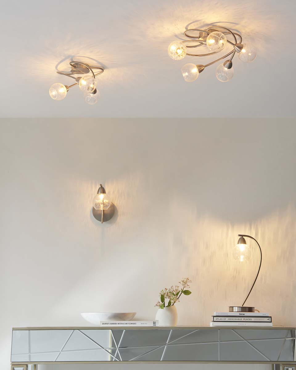 Pagazzi Callen Satin Nickel Wall Light