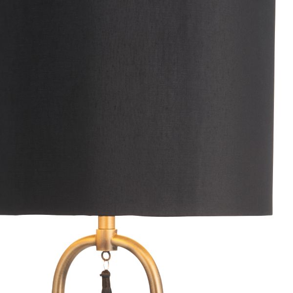 Pagazzi Tassel Antique Brass Table Lamp