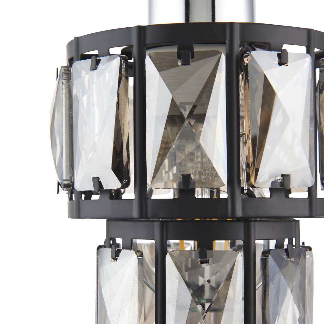 Pagazzi Darla Small Black Ceiling Light Pendant