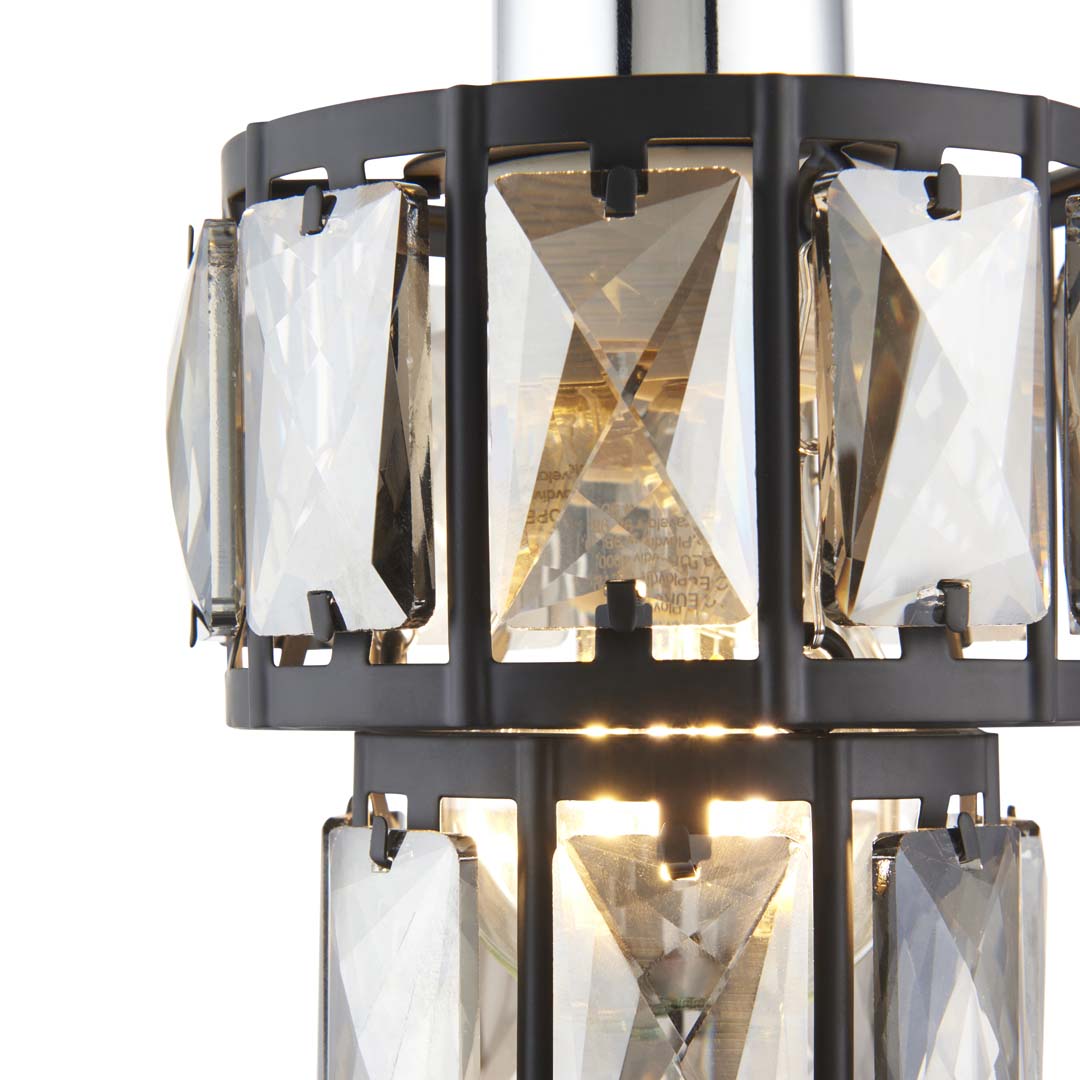 Pagazzi Darla Small Black Ceiling Light Pendant