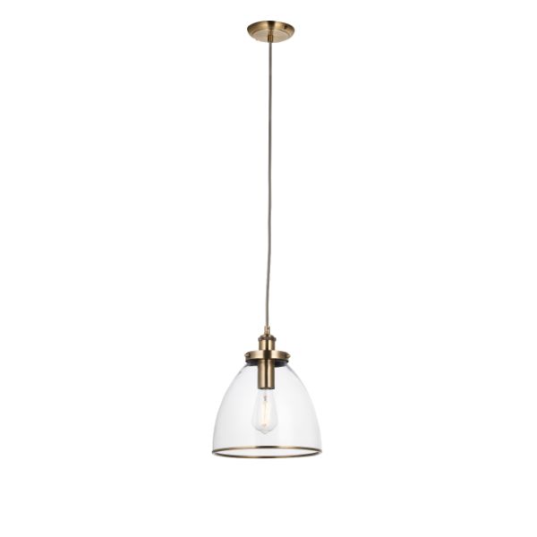 Pagazzi Brunswick Antique Brass Ceiling Pendant