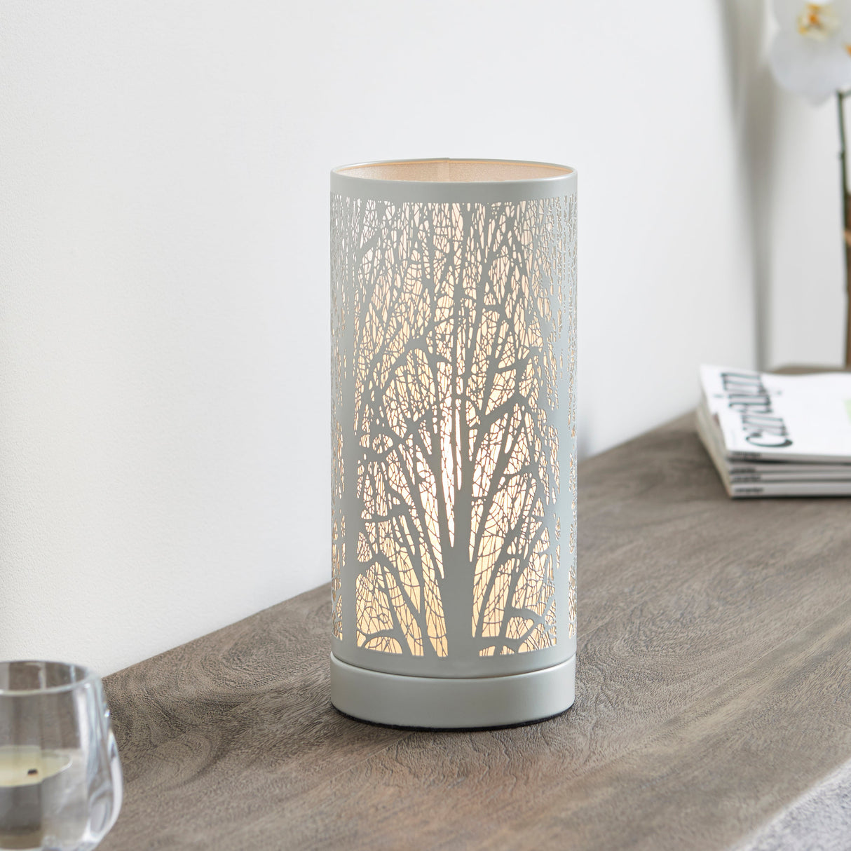 Pagazzi Mason Grey Touch Table Lamp