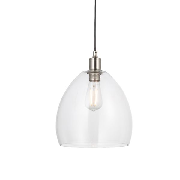 Pagazzi Jacob Satin Nickel Ceiling Light