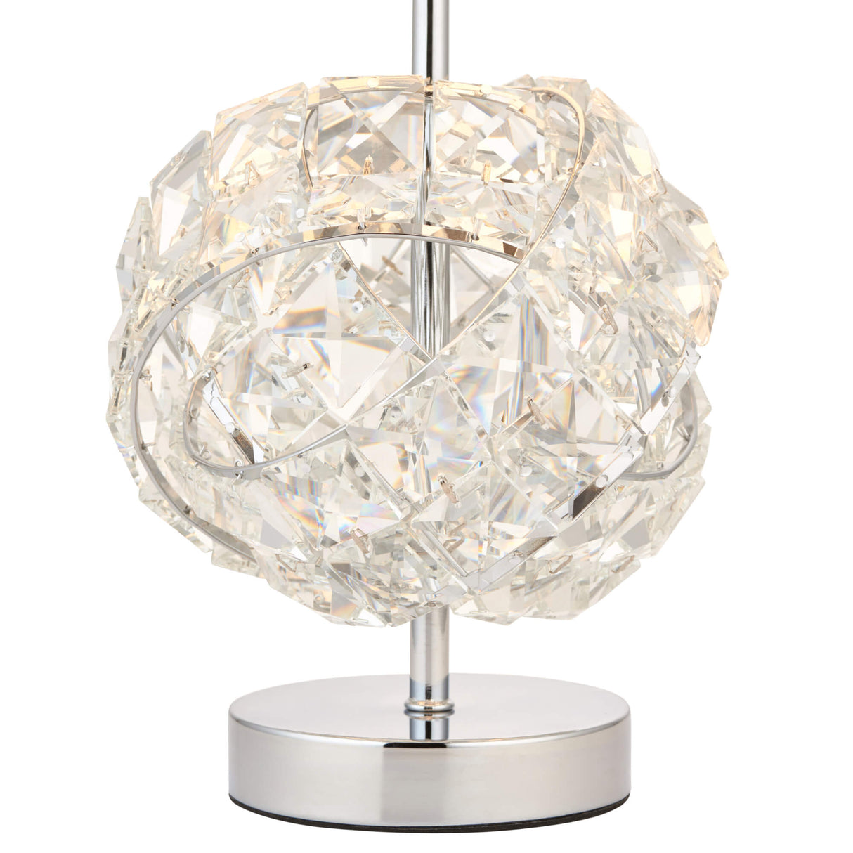Pagazzi Monaco Chrome & Glass Table Lamp