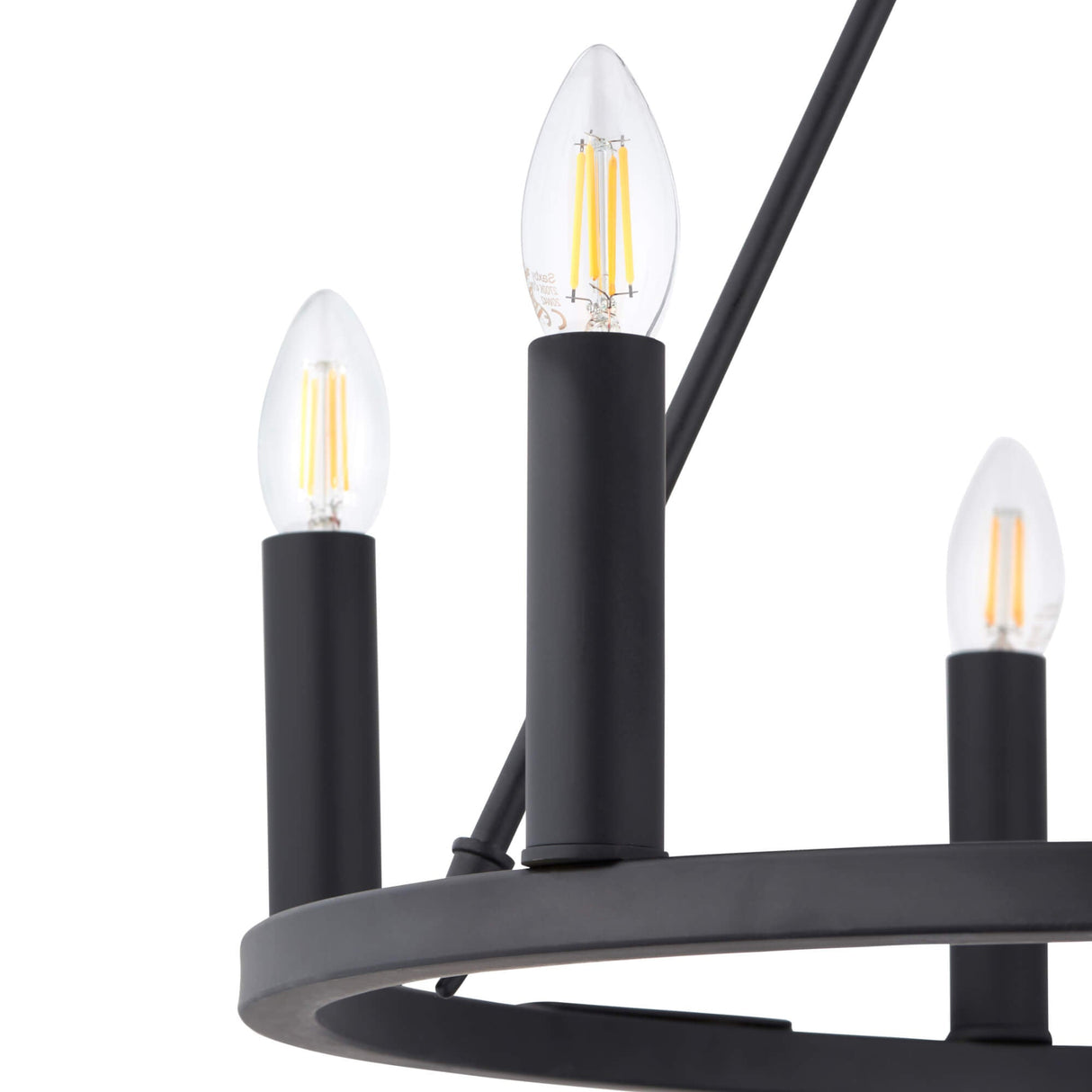 Pagazzi Parley 6 Light Black Ceiling Pendant