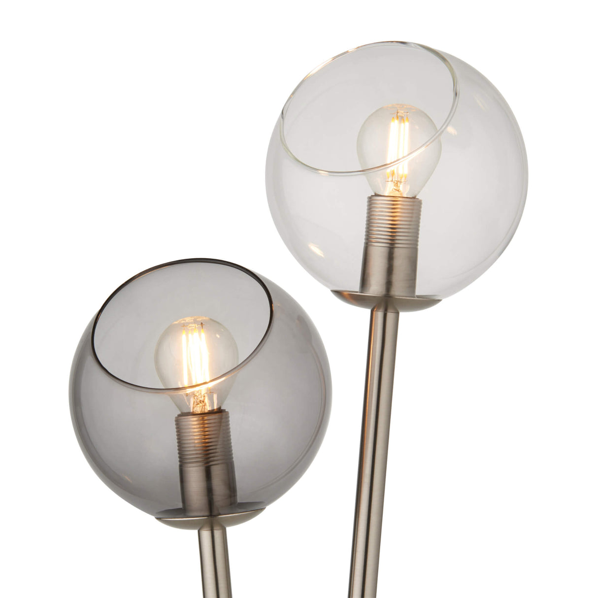 Pagazzi Branco Chrome & Glass Floor Lamp