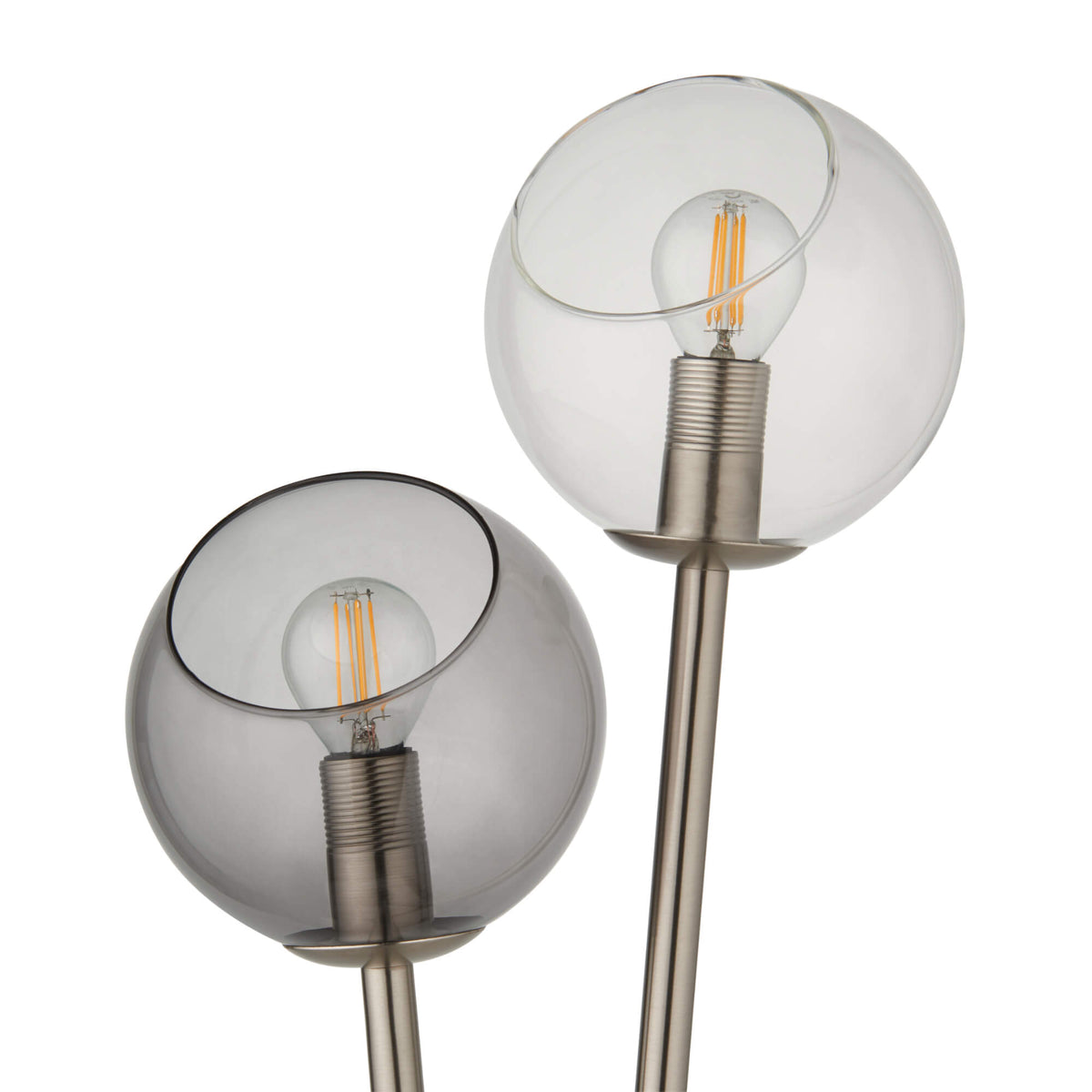 Pagazzi Branco Chrome & Glass Floor Lamp