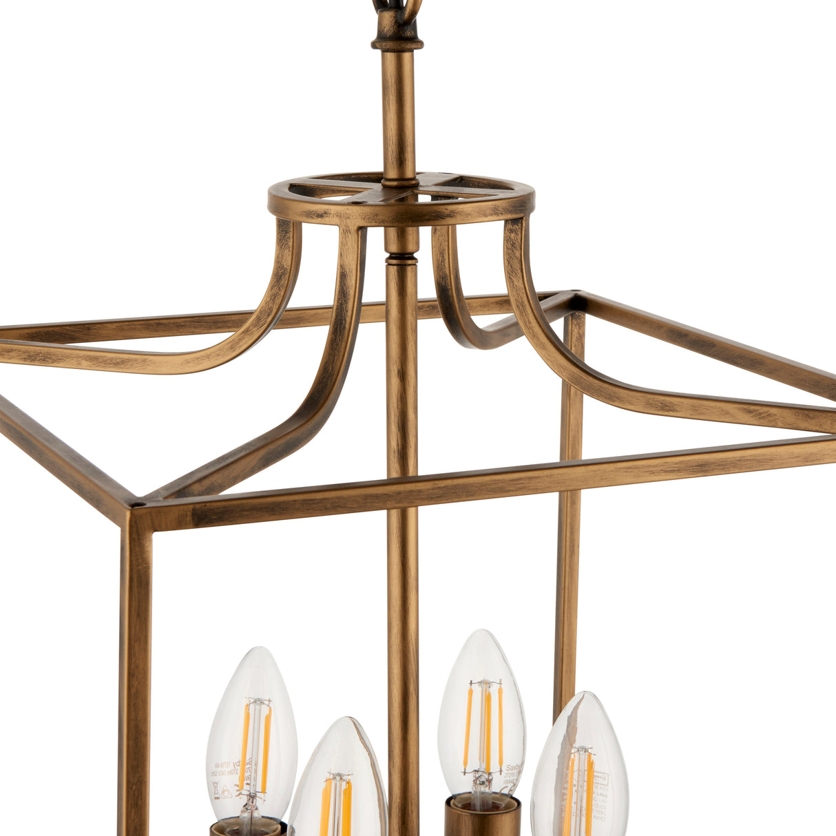 Pagazzi Grove Matte Antique Brass Ceiling Light Pendant